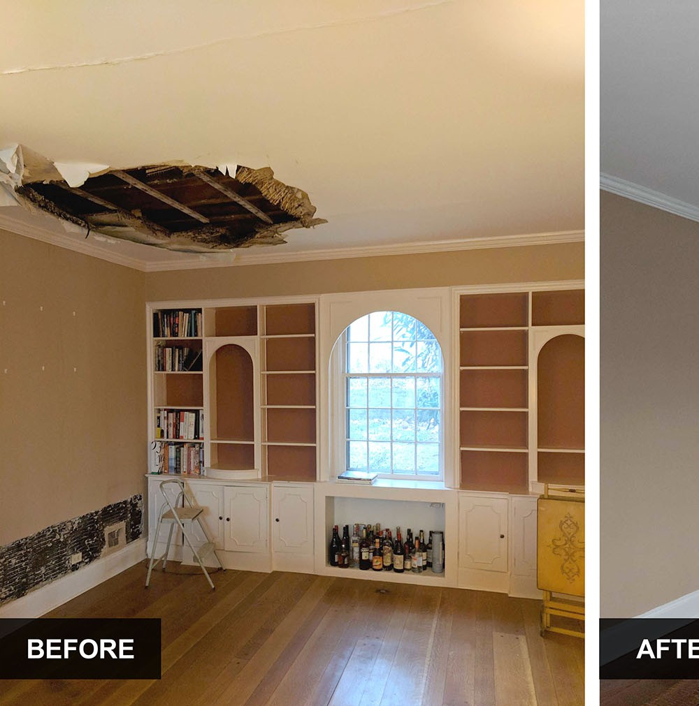 Water Damage Restoration — before restoration