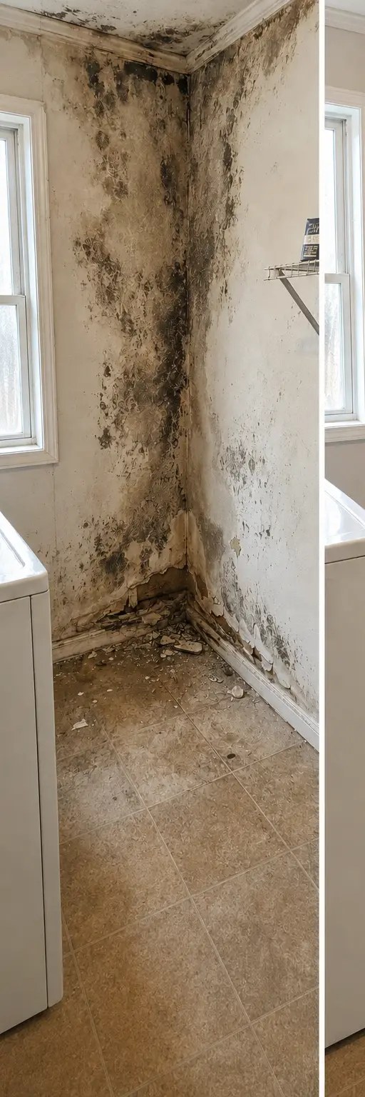 Mold Remediation — before restoration
